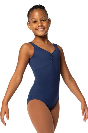 SoDanca SL116 Editta Pinch Front Child Tank Leotard