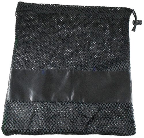 Black mesh pointe shoe bag