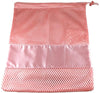 Light pink mesh dance shoe bag