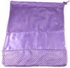 Lavender mesh dance shoe bag