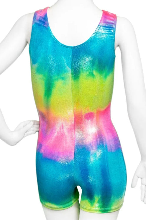 Destira 6628 Rainbow Tie Dye Unitard