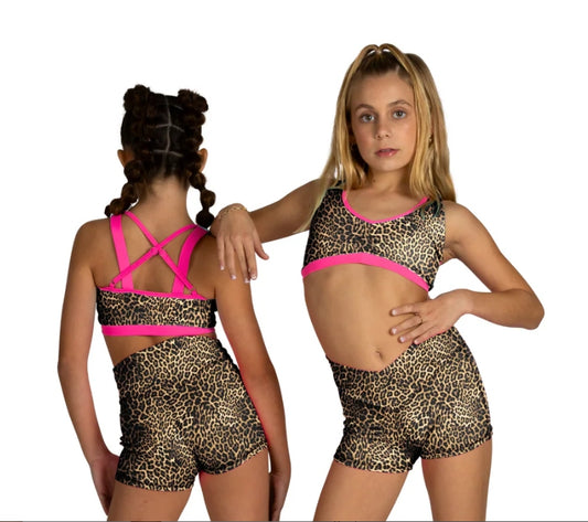 XO Dance Co 25004 Criss Cross Top