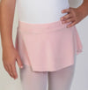 Kids pink ballet skirt worn over tights