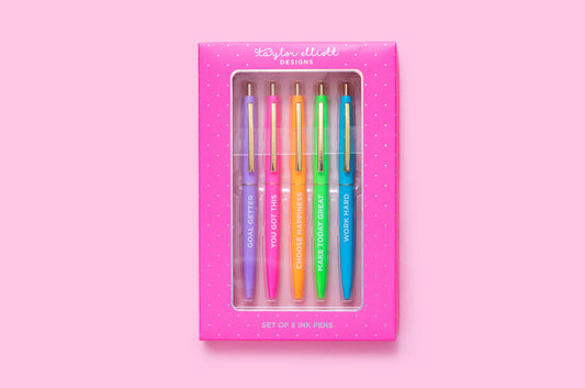 Taylor Elliott Designs PEN-08 Motivational Pen Set