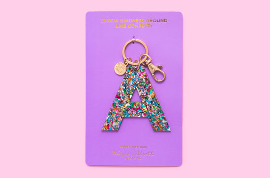 Taylor Elliott Designs Letter Keychain