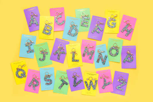 Taylor Elliott Designs Letter Keychain