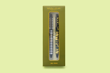 Taylor Elliott Camo + Gingham Gel Pen Set PEN-22