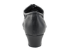 Back view of black leather Very Fine ballroom shoe