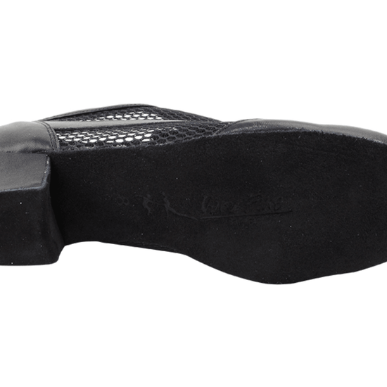 Sole view of black leather Very Fine ballroom shoe