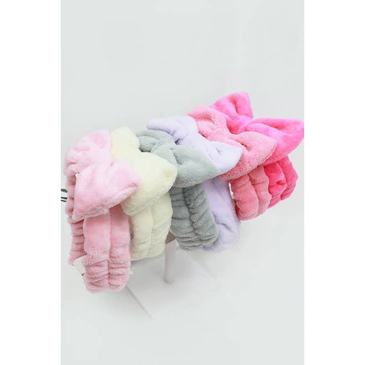 Love and Repeat Solid Beauty Spa Bow Headband