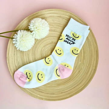 Tiny Gift Society "You're Doing Great" Socks