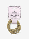 Package of blonde Capezio Bunheads hair ties