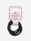 Package of black Capezio Bunheads hair ties