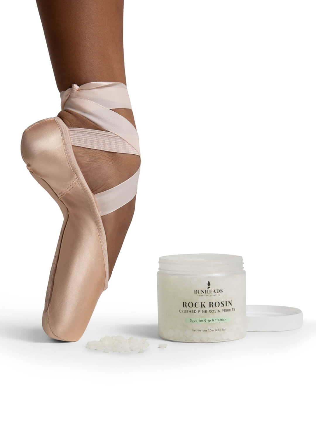 Dancer using Capezio Rock Rosin with pointe shoes