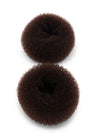Bun Builder Mini donut hair accessories in brown