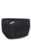 Capezio footUndeez™ shown in black color