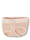 Capezio footUndeez™ shown in nude color with elastic strap