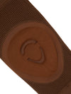 Close-up of the gel insert inside a dance kneepad.