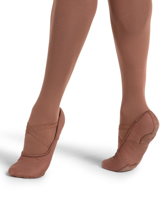 Capezio 2037W Ladies Hanami Ballet Shoe Mocha