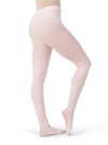 Dancer wearing light pink transition dance tights