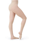 Dancer wearing nude transition dance tights