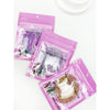 Love and Repeat reusable under-eye gel patches displayed in pink retail packaging