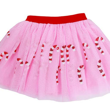 Couture Clips Pink Candy Cane Tutu