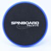 Black circular SpinBoard with blue edge and SpinBoard logo on top