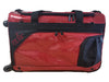 Red Glam’r Gear duffel bag with black straps