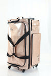 Tan Glam’r Gear bag shown upright