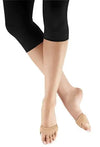 Bloch Neo-Form turner worn on the forefoot in flesh color during a dance pose