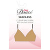 Product packaging image for seamless clear back bra